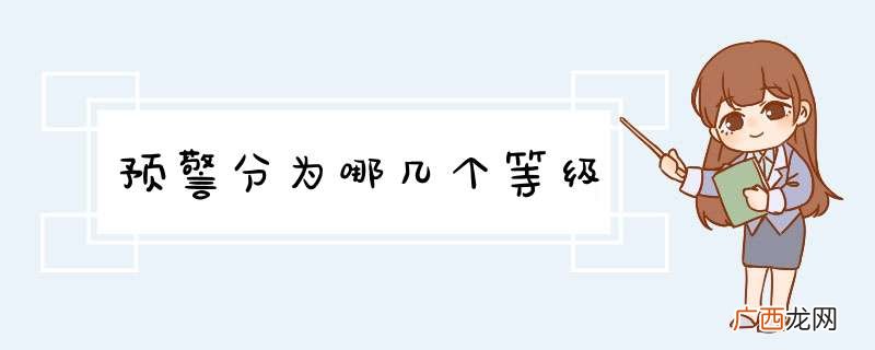 预警分为哪几个等级