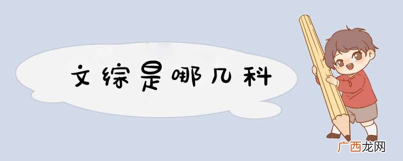 文综是哪几科