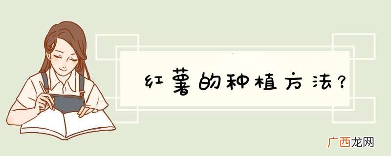 红薯的种植方法?