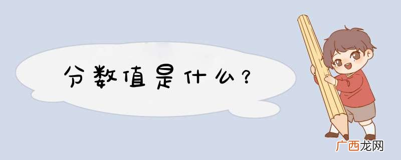 分数值是什么？