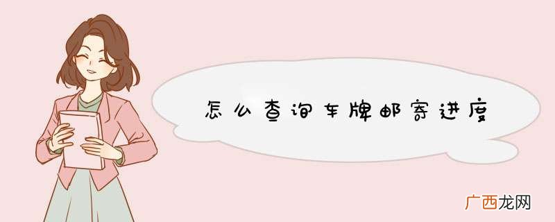 怎么查询车牌邮寄进度