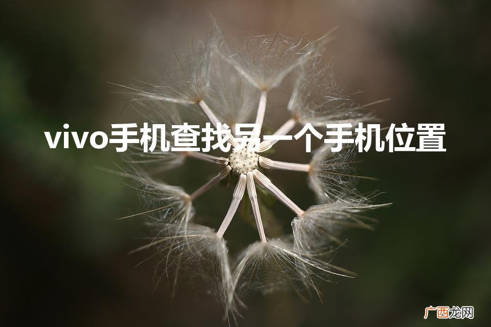 vivo手机查找另一个手机位置
