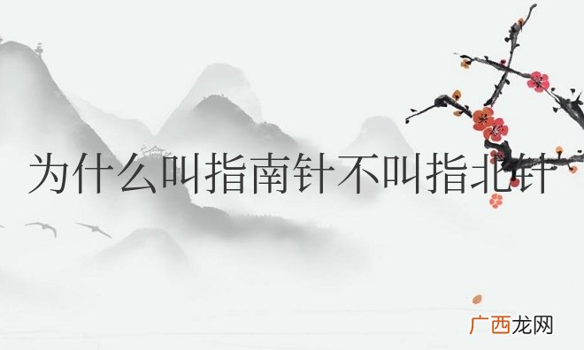 为什么叫指南针不叫指北针