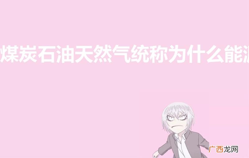 化石燃料：主要能源来源 煤炭石油天然气统称为什么能源