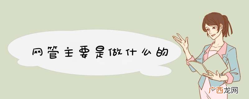 网管主要是做什么的