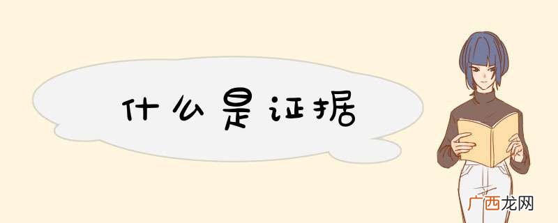 什么是证据