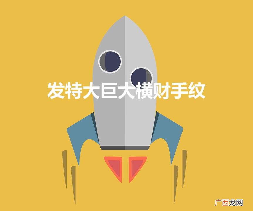 巨富之手纹 发特大巨大横财手纹