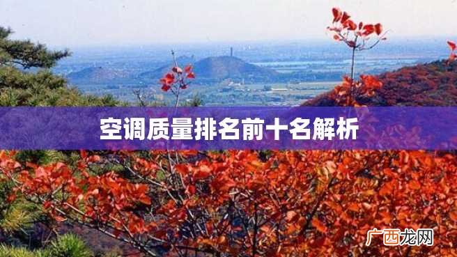 空调质量排名前十名解析