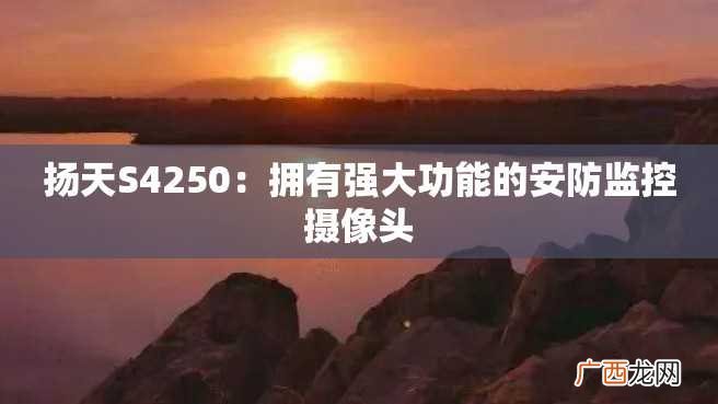 扬天S4250：拥有强大功能的安防监控摄像头
