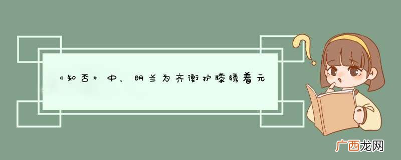 《知否》中，明兰为齐衡护膝绣着元宝二字，有什么含义？