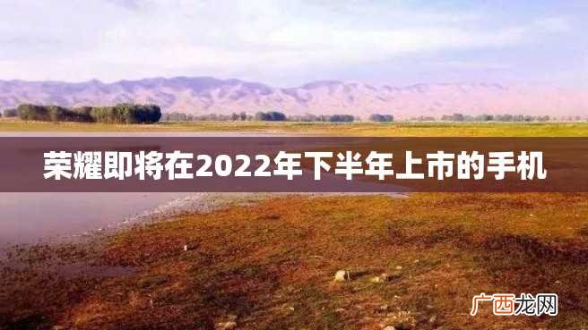 荣耀即将在2022年下半年上市的手机