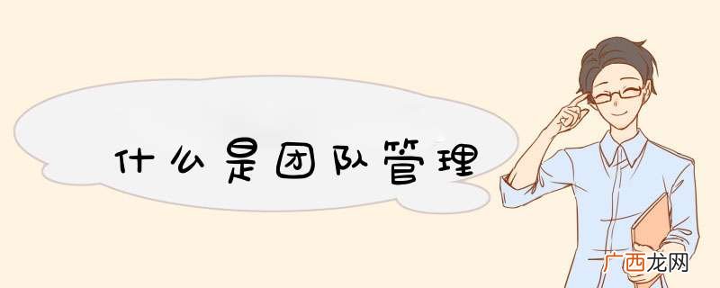 什么是团队管理
