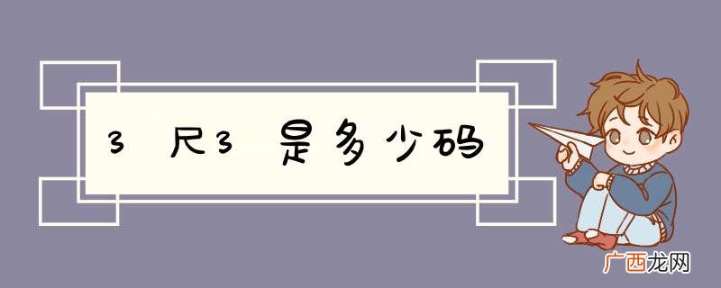 3尺3是多少码