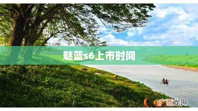 魅蓝s6上市时间