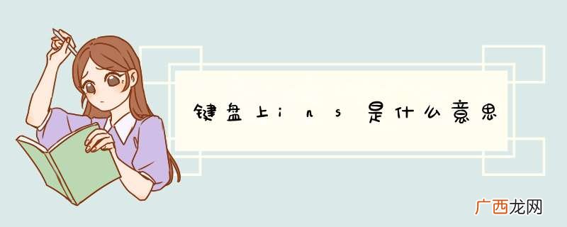 键盘上ins是什么意思