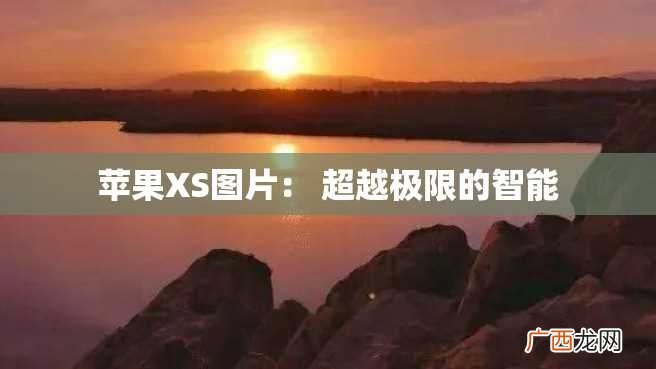 苹果XS图片： 超越极限的智能
