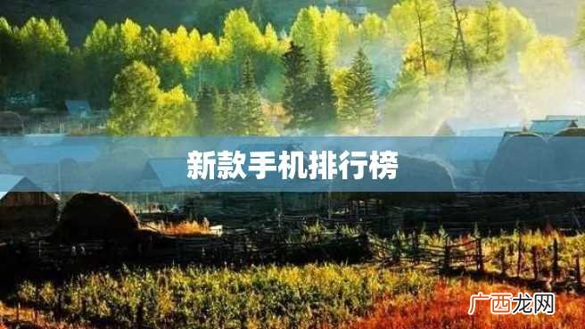 新款手机排行榜