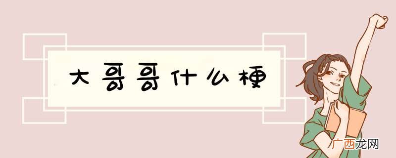 大哥哥什么梗