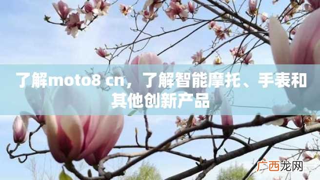 了解moto8 cn，了解智能摩托、手表和其他创新产品