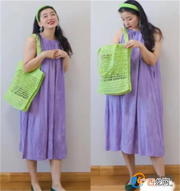 中年女人的夏天亮色连衣裙才更惹眼穿上它甜美又减龄