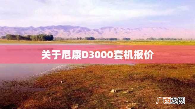 关于尼康D3000套机报价