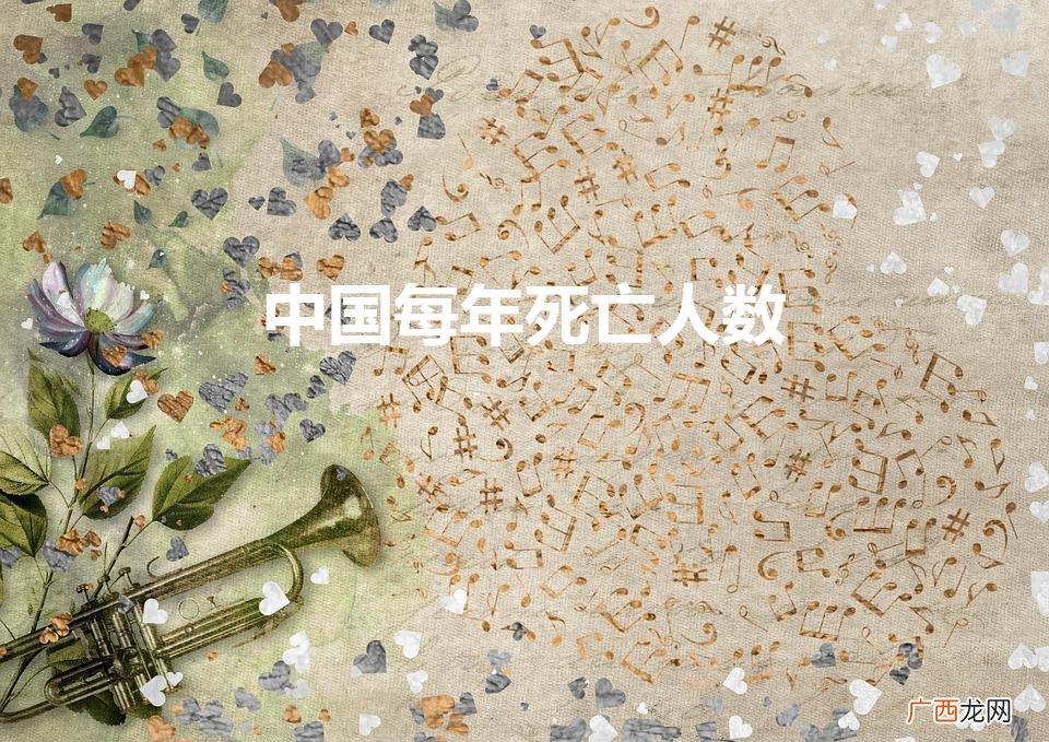 中国每年死亡人数（中国每年死亡人数占比)