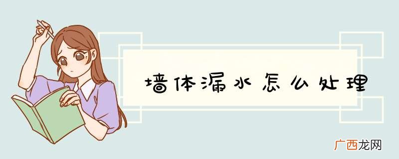 墙体漏水怎么处理