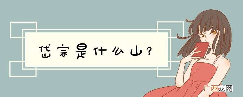 岱宗是什么山？