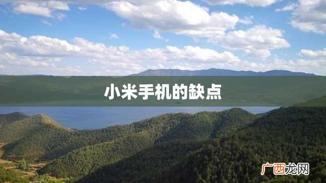 小米手机的缺点