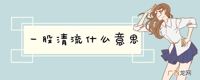 一股清流什么意思