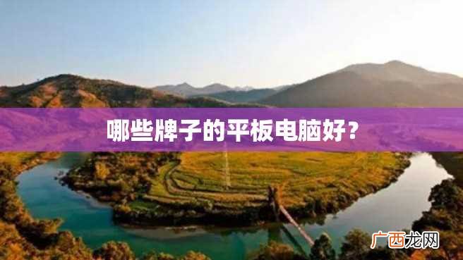 哪些牌子的平板电脑好?