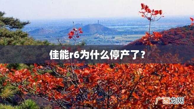 佳能r6为什么停产了？