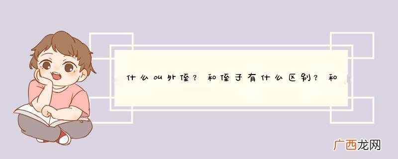 什么叫外侄？和侄子有什么区别？和外甥又有什么区别？