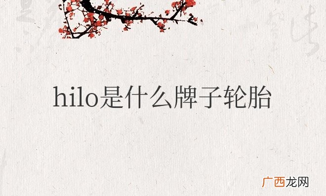 hilo是什么牌子轮胎