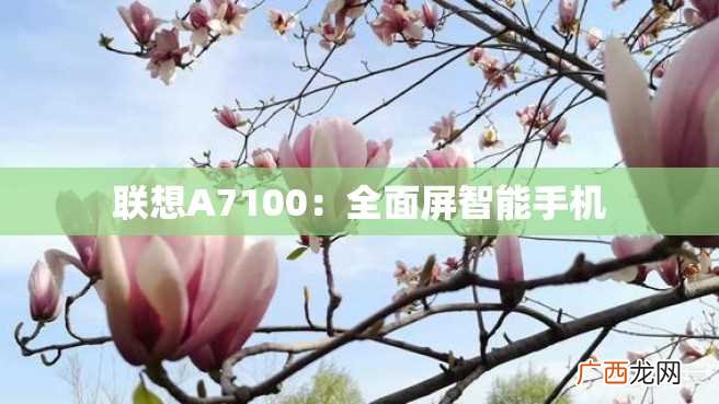 联想A7100：全面屏智能手机