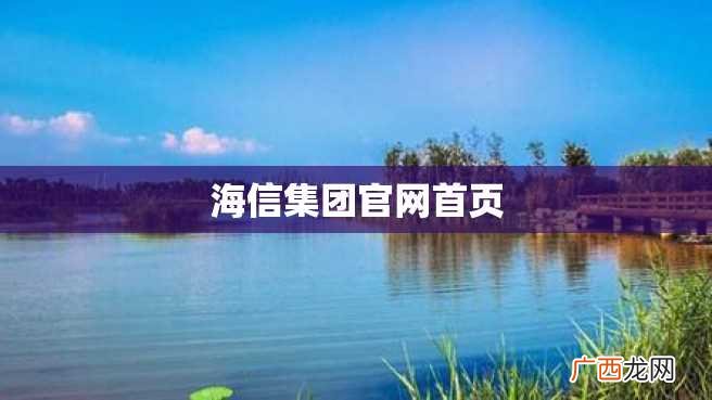 海信集团官网首页