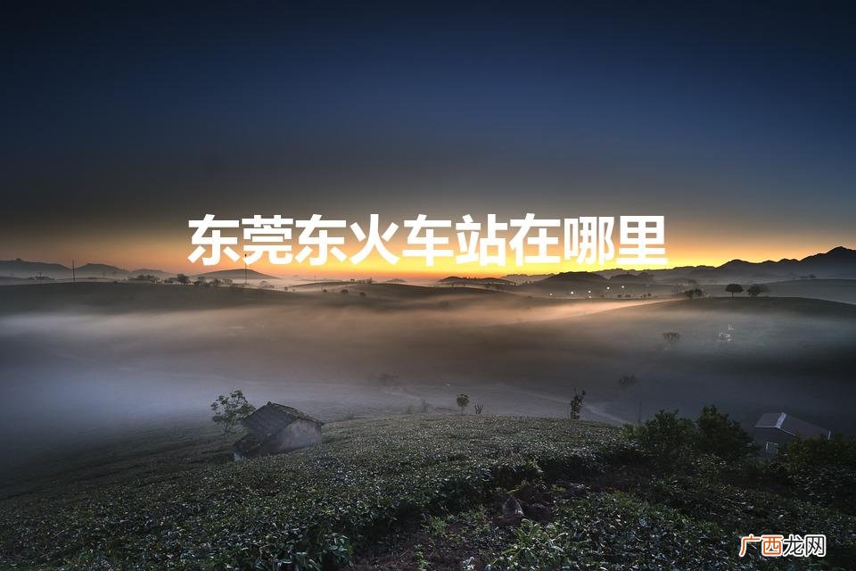 东莞的火车站在哪里？ 东莞东火车站在哪里