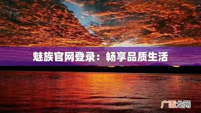 魅族官网登录:畅享品质生活