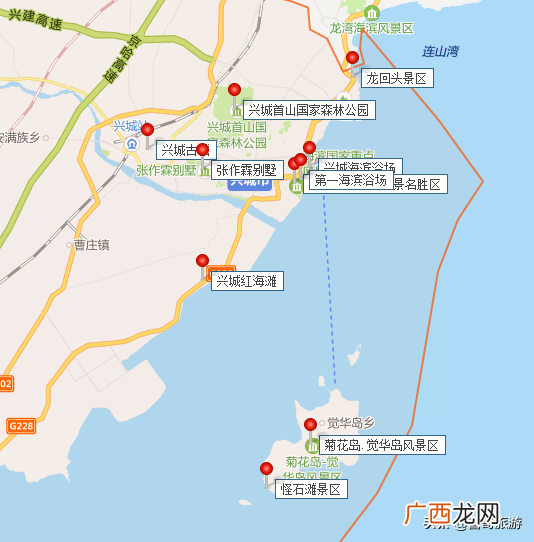 兴城旅游景点大全排名 兴城旅游景点大全
