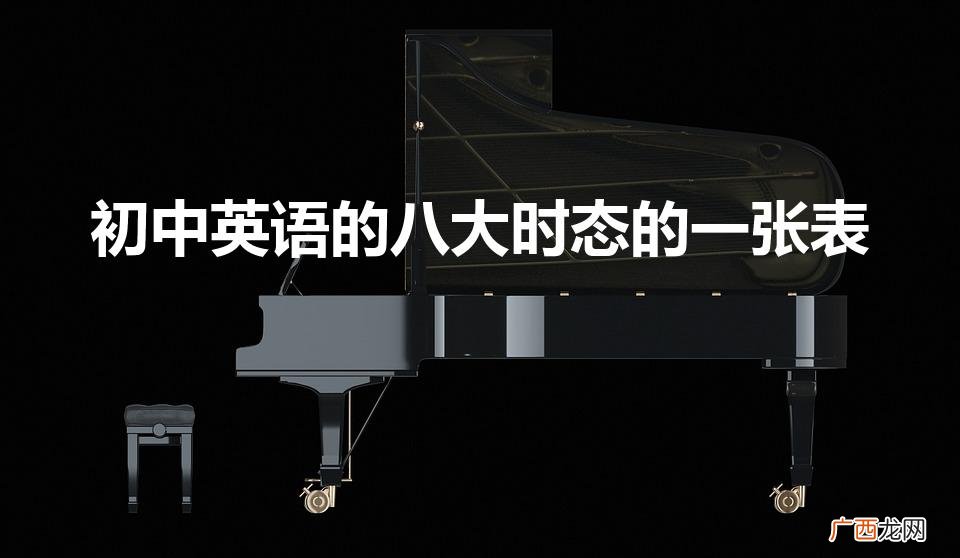 初中英语的八大时态的一张表（高中英语小甘单词表电子版)