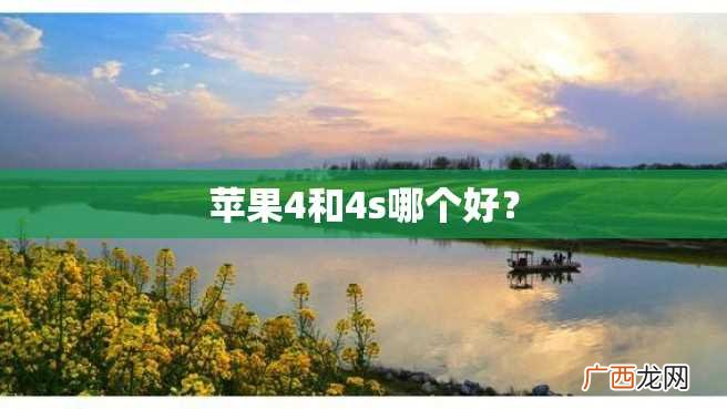 苹果4和4s哪个好？