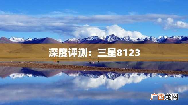 深度评测:三星8123
