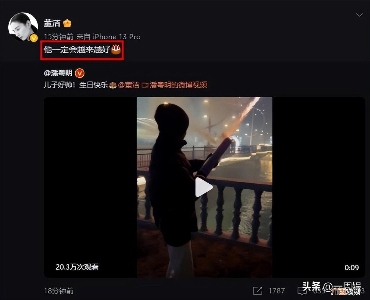 潘粤明与前妻董洁的为儿子庆生 潘粤明前妻叫什么名字