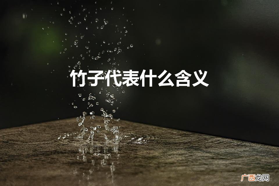 竹子：生命之坚韧 竹子代表什么含义
