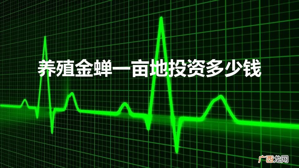 50亩桑养蚕投资多少 养殖金蝉一亩地投资多少钱