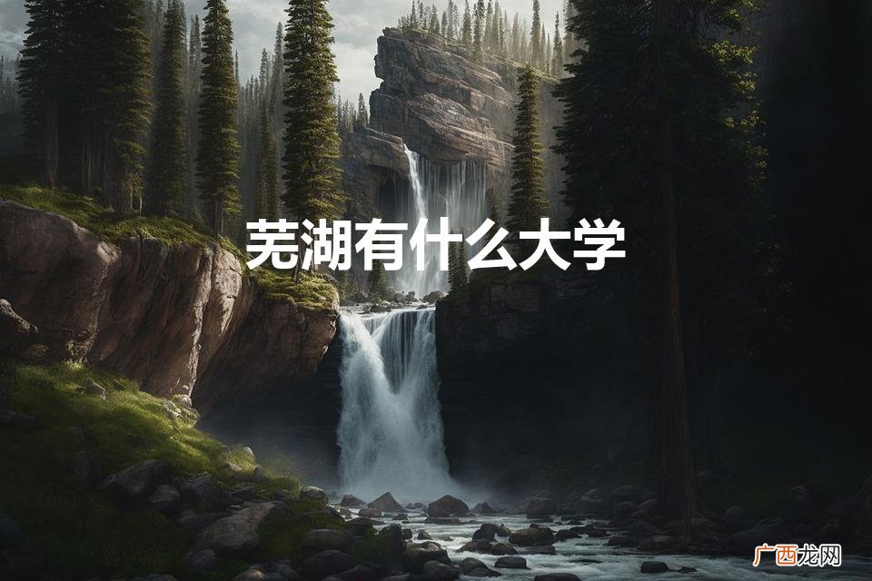 芜湖有什么大学是一本的 芜湖有什么大学