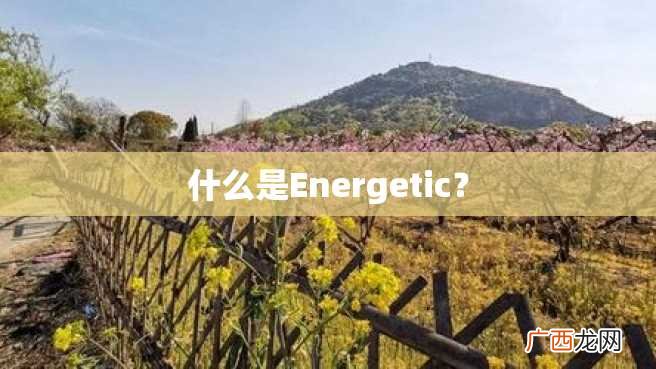 什么是Energetic？