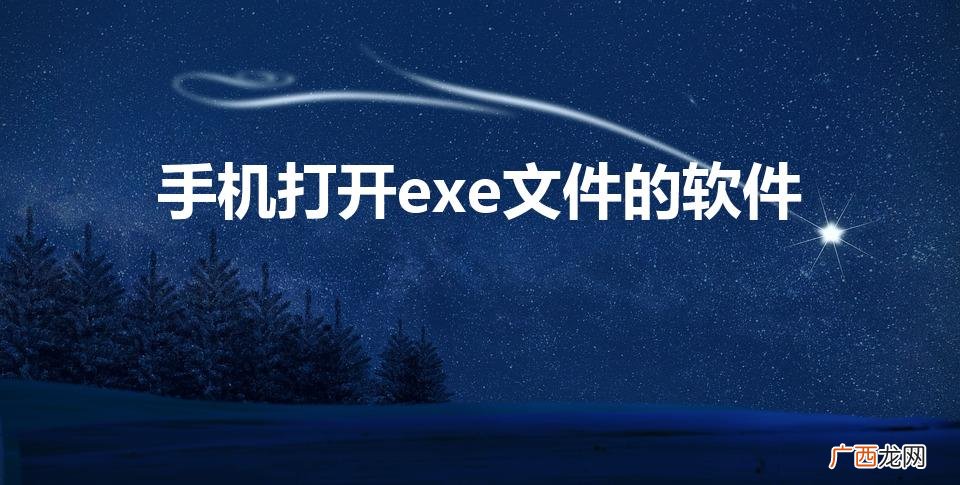 exe文件怎么打开手机 手机打开exe文件的软件