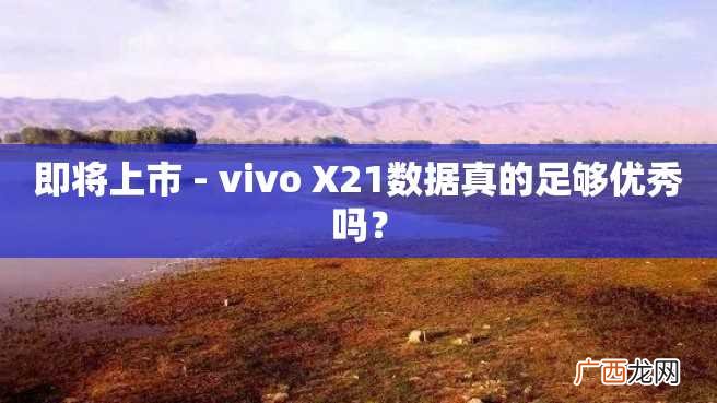 即将上市 - vivo X21数据真的足够优秀吗？