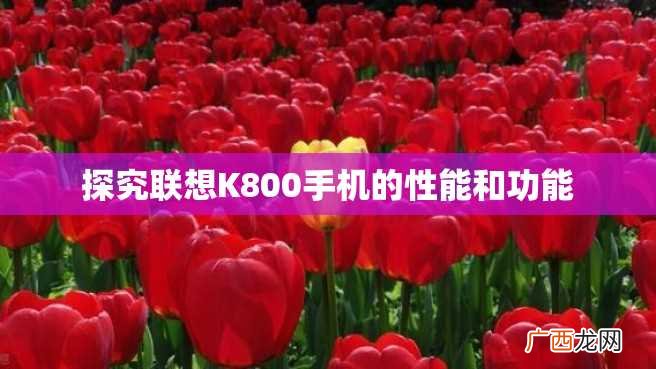 探究联想K800手机的性能和功能